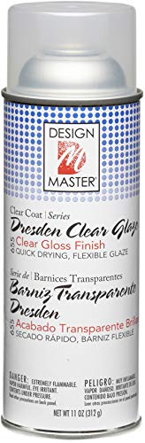 Design Master 11-Ounce Surface Treatment Aerosol Spray, Dresden Clear Glaze