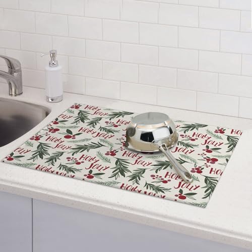 Tgkbrmea DDM-RZW Christmas Dish Drying Mat thumb #3
