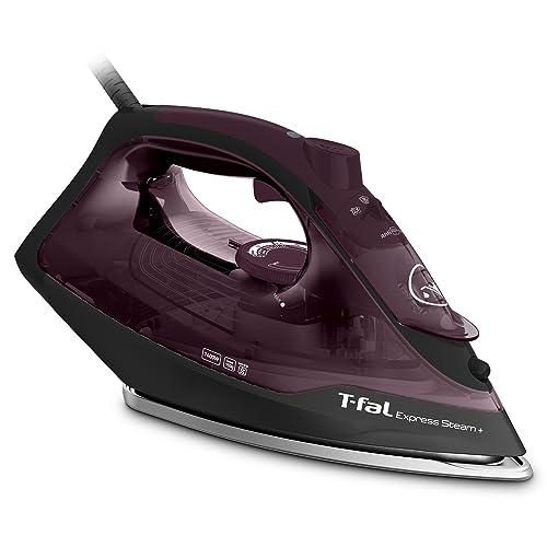 La Mejor Selección de Plancha Tefal Vapor que Puedes Comprar On-line. 43 Plancha de Vapor T-Fal Express Steam Vino Neón Suela Durilium Airglide, 1600 w, FV2808X0