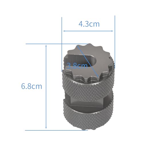 Image of Motorcycle Fork Rod Guide Wrench, BPF Tool Compatible with Sh0wa 41 /43mm Forks Inner Tube Removal Wrench Front Shock Absorber Disassembly and Assembly