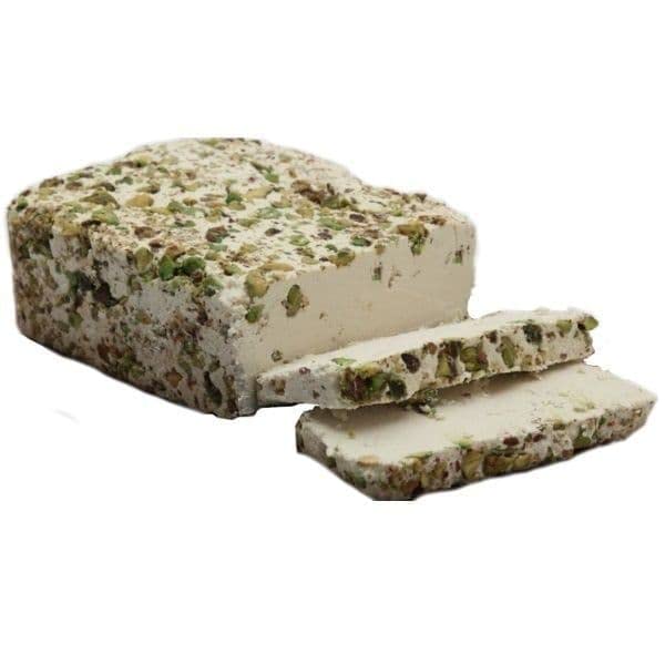 Miniatura 2 de Mediterranean Pistachio Halawa - Durra Pistachio Sesame Tahini Fudge Halva 1 Pack 12.3oz. (12.35 oz) cada uno. - 12.35 oz cada uno