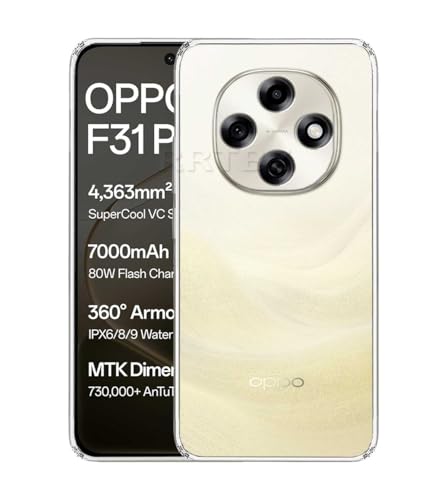 Image of Soft Silicone TPU Flexible Back Cover Compatible with Oppo F31 Pro 5G