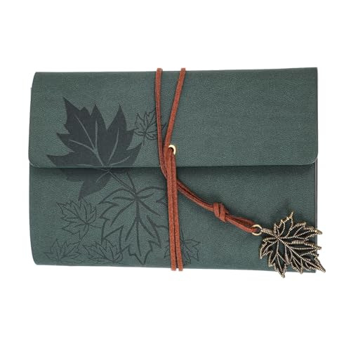 healvian レトロ調クラフト紙ノート 活頁スケジュールプランナー おしゃれな無地手帳 メモ帳兼用 プレゼントに