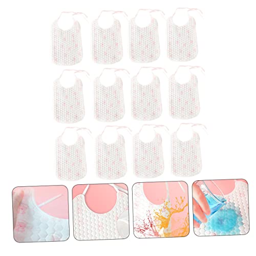 BESPORTBLE 32Pcs Disposable Bibs for Feeding Lightweight Eating Bibs Soft and Safe for Skin for Home and Travel4