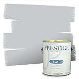 PRESTIGE Paints Interior Paint and Primer In One, 1-Gallon, Flat, Comparable Match of Sherwin Williams* Gray Screen*