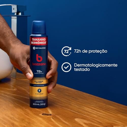 Bozzano Desodorante Extreme Sport Aerossol Antitranspirante Masculino 200ml