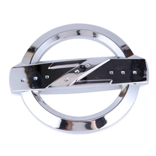 Image of NIZMA 5PCS Replacement Metal 350Z Badge Kits Car Body Front Rear Fender Emblems Badges Stickers 350Z Fairlady Z33 Emblems Badges (Silver 370Z)