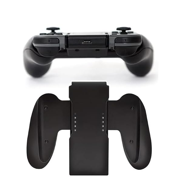 Joy Con Grip for Nintendo Switch OLED with Charging Station, Ergonomic Controller Hand Grip with Enhanced Comfort, Secure & Non-Slip Hold for Switch/Switch OLED JoyCons by Generic - Used condition - Image 4