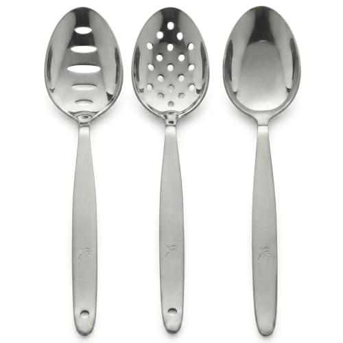 3-Pack Kunz Spoon Small Set 8 inch 18/10 Stainless Steel - Image 2