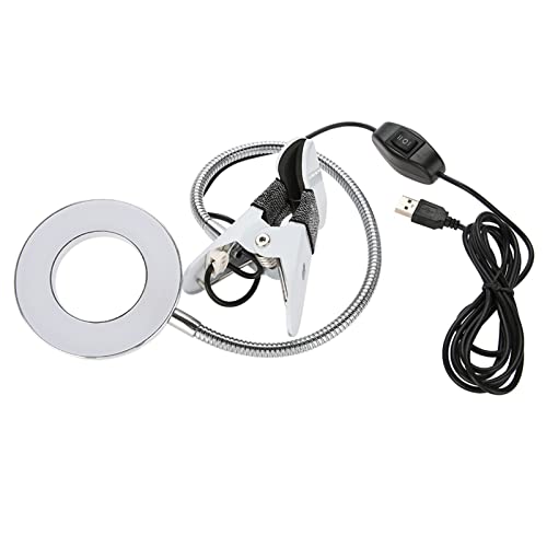 Kikumi Professional Beauty Beauty Lamp, LED Makeup Lamp USB Table Clamp for Microblading Eyebrows/Eyeliner