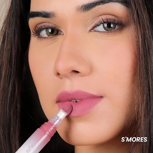 Image of LAMIOR Blurry Fudgy Lip Tint - Combo of 3, Shade - Merry Berry | Ultra Velvety Matte | Transfer Proof & Hydrating Formula | Long-Lasting Lip Tint with Cushion Applicator | Vegan & Cruelty-Free