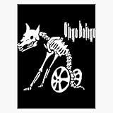 MAGNET Oingo Boingo Dog Skull Magnetic Bumper Sticker 5'