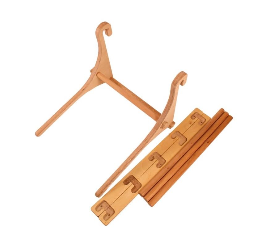 Set completo di attrezzi ginnici in legno resistenti: barra stabile per dip e barra per trazioni fino a 100 cm - 5 livelli di regolazione dell'altezza per il telaio della porta.