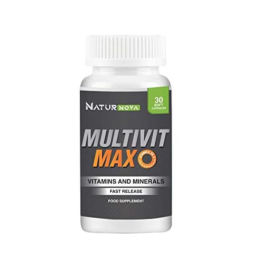 Complejo multivitamínico potente a base de vitaminas y minerales | Vitaminas A, B, B6, B12, B9, C, D, E y minerales | Energía y vitalidad | Protege el sistema inmunitario | 30 cápsulas
