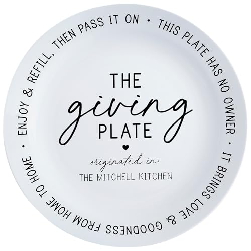 Personalization Universe Personalized Giving Plate – Custom 10