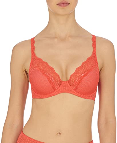 Image of Natori Women's Beyond Convertible Contour Underwire Bra Padded, Bright Coral/Blossom, 32B