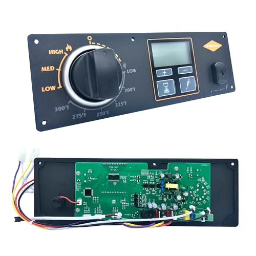 Shunbaixin Control Panel Replacement for Oklahoma Joe's Rider 600/900/Deluxe Pellet Grill, Control Board Digital Thermostat for Oklahoma Joe's