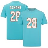 Devon ACHANE Green 28# for Mens/Womens/Kid Football T-Shirt No Brand/Logos 100% Cotton