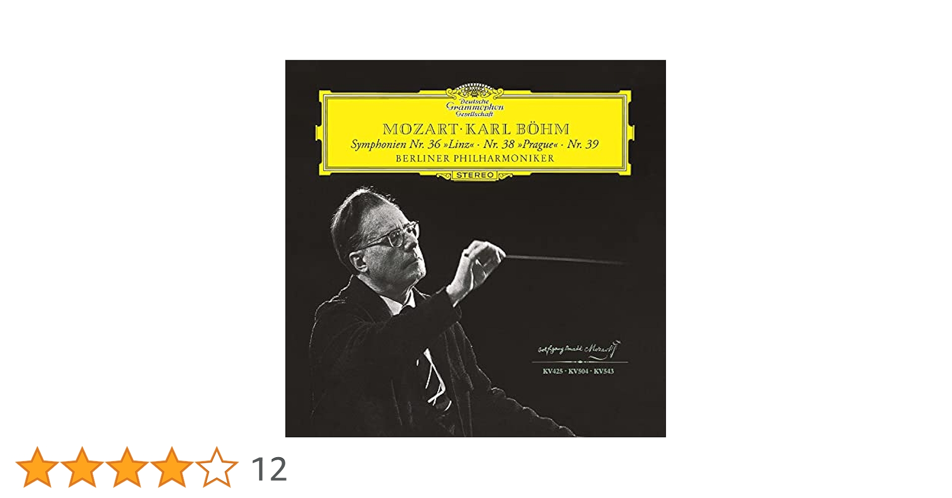 Amazon | モーツァルト:交響曲第36番《リンツ》、第38番《プラハ