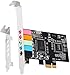 Produktbild INTEFIRE PCIe Soundkarte 5.1 Interne Soundkarte für PC Windows 7 8 10 mit Low-Profile-Halterung, 3D Stereo PCI-e Audio Karte, CMI8738 Chip 32/64 Bit Soundkarte PCI Express Adapter