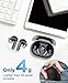 Auriculares inalámbricos, Auriculares Bluetooth 5.1 con Micrófono, Llamada Clara ENC,IPX7 Impermeable, Conexión...