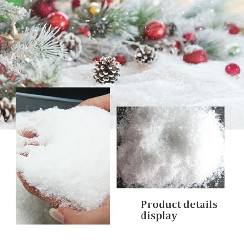 Copo de nieve artificial de 280g, un regalo para niños ideal 5