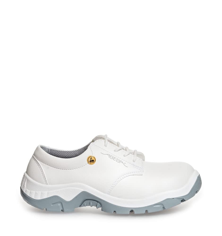 Abeba 32131-48 Size 48 "ESD-Anatom Safety Low Shoe - White