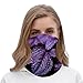 VTCTOASY Purple Plant Leaf Neck Gaiter Personalized Soft Windproof Face Covers Cozy Winter Neck Warmer Gator Scarfs Multipurpose Fashion Breathable Bandana Face Mask Scarf for Adult