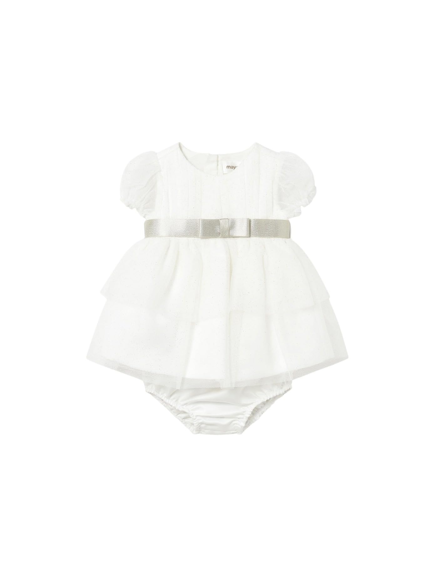 Mayoral Vestito tul Cerimonia per Bimba Panna