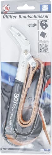 BGS Diy 1021 | Ölfilter-Bandschlüssel | 460 mm | Ø max. 145 mm | Ölfilterschlüssel | Ölfilterband
