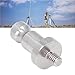 WALFRONT Stainless Steel Prism Pole Adapter Pole Mount Attachment Total Station Base Connector AD L02 to 1/4‑20