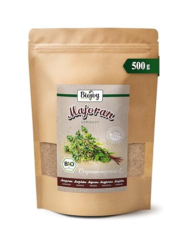 Biojoy Mejorana molida Ecológica (500 g), mejorana en polvo (Origanum majorana L.)