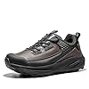 NORTIV 8 Waterproof Shoes for Men Lightweight Hiking Shoes Breathable Leather Outdoor Casual Walking Shoes