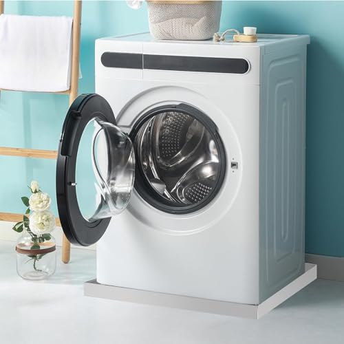 Generico Vassoio da Portata Multiuso in Acciaio Inox, 60x60x5 cm, con vaschetta raccogligocce, Ideale per Cucina, Lavanderia, Alimentazione Animali Domestici e Altro Ancora - Resistente, Facile da pu