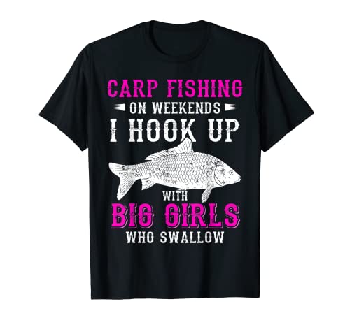 Pesca de carpas Big Fisher Pescador Regalo Camiseta