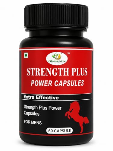 Image of Strength Plus Herbal Capsules for Men, 60 Capsules | Ayurvedic, Daily Wellness & Energy Support, Natural Herbal Supplement