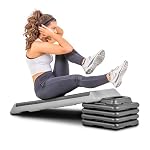 The Step Freestyle Grey Aerobic Platform, Health Club Size Steppers for Exercise - Image 3