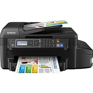 Epson EcoTank ET-4550 4-in-1 inktstraal, multifunctioneel apparaat (printer, scanner, kopiëren, fax, ADF, WiFi, Ethernet…