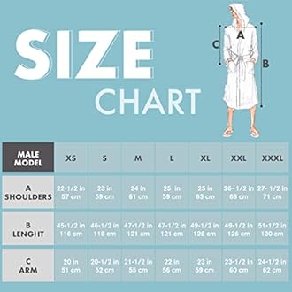 Twinzen Men's Bathrobe, 100% Cotton (350 g/m²) Oeko-Tex® Certified, Bathrobe with Hood, 2 Pockets, Belt