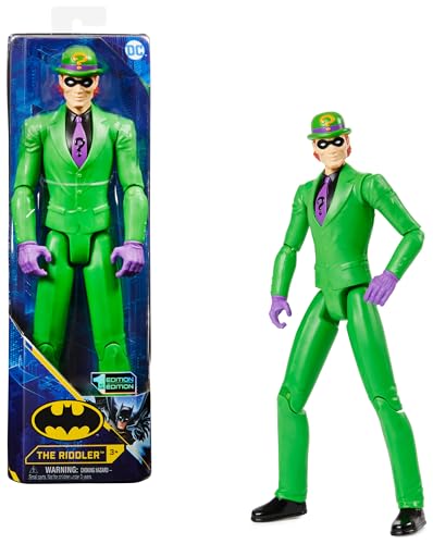 Batman 12-inch The Riddler Action Figure, for Kids Aged 3 and up