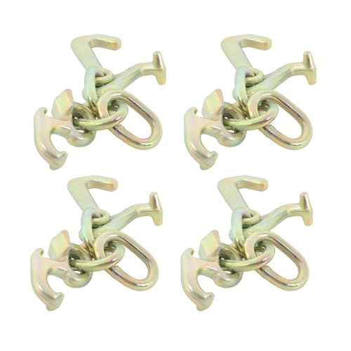 labwork 4 Pack 5/16 RTJ Cluster Hooks Set G70 Heavy Duty Replacement for Car Hauler Towing Trucks Wrecker ﻿