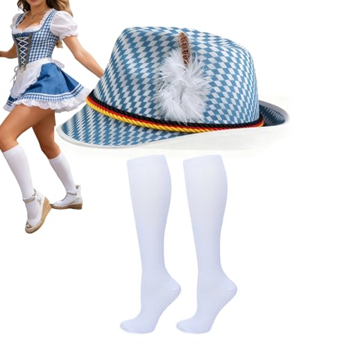 Sombrero alpino, no tejido, cómodo, para vacaciones, sombreros Fedora para hombres, para celebración, festival, desfile, baile, actuación, escenario, mujeres, hombres, adultos, niños y adolescentes