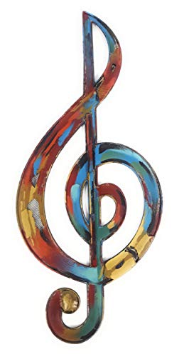 Colorful Treble Clef Metal Wall Decor #TOP13