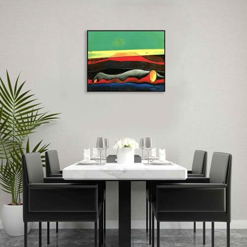 Max Ernst impression sur toile décoration murale tableau encadré 80x60
