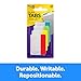Post-it Tabs, 2 in, Solid, Assorted Primary Colors, 6 Tabs/Color, 4 Colors, 24 Tabs/Pack (686-ALYR)