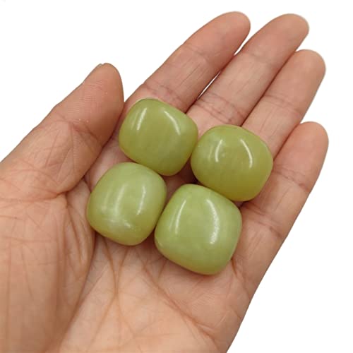 Cube de Jade Citron Naturel 2-3cm AMUCK Pierre Roulée Maison - 4
