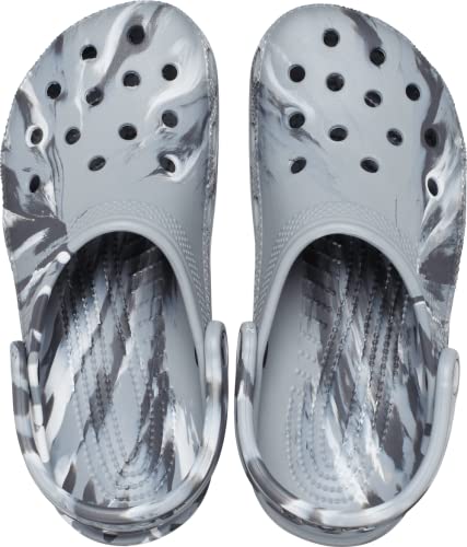 Image of Crocs Unisex Adult Classic Clog 206867-0ES Light Grey /Multi M2W4