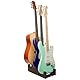 STRICH Holz-Gitarrenständer für mehrere Gitarren, 3-facher Halter, Gepolsterter Multi-Gitarrenständer für Zuhause, Studio, Bühne, L-2E1AW (Für 2 E-Gitarren + 1 Akustikgitarre)