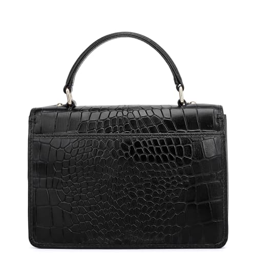Image of Da Milano Leather Satchel for Women (OR-3028)