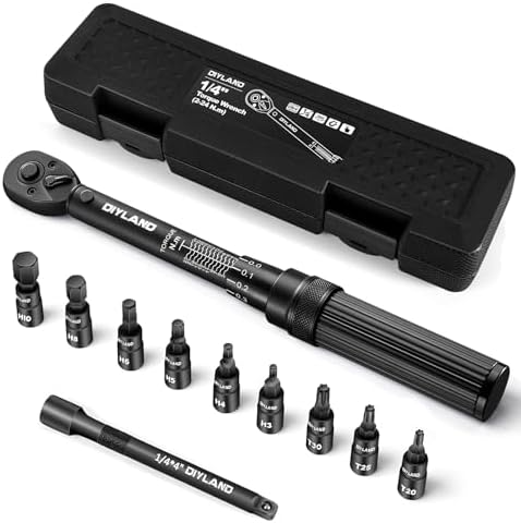 Kerry 1/4 3/8 1/2-Inch 3PCS Drive Click Torque Wrench Set, 3% Accuracy 20-240 In.Lb, 5-45 Ft.Lb, 20-160 Ft.Lb Dual-Scales Precision Tool, 72 Tooth - View #3